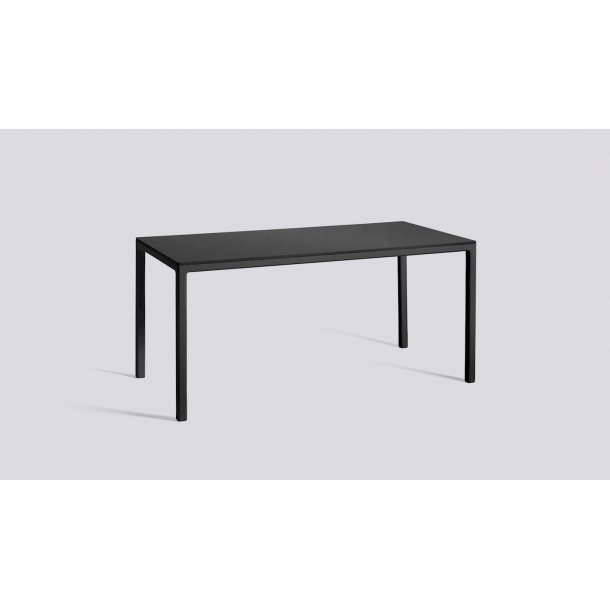 T12 TABLE L:160 x D:80 cm Black Linoleum / black edge