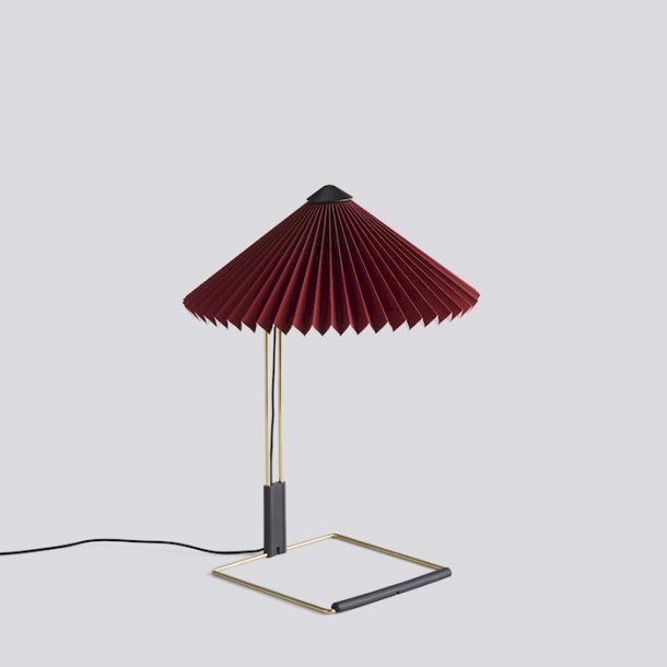 MATIN TABLE LAMP Small Oxide red