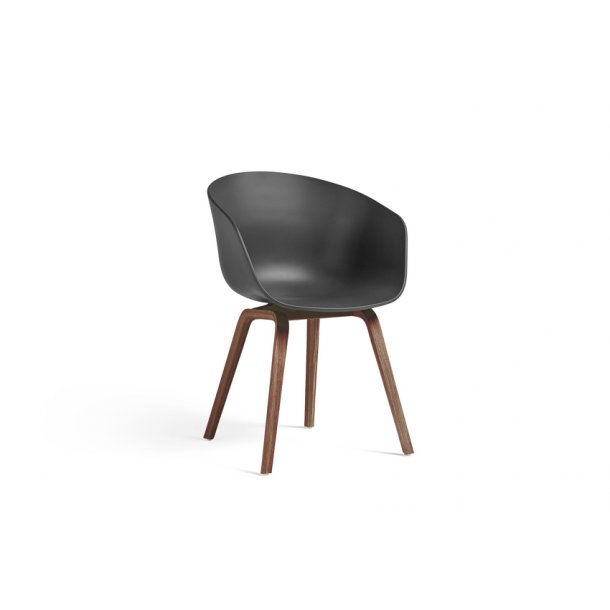 ABOUT A CHAIR / AAC 22  Soft Black Water-based Lacquered Walnut