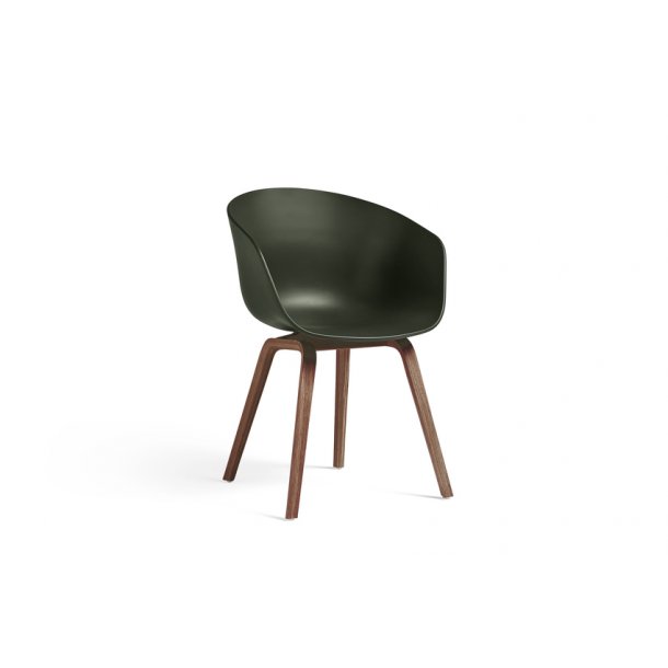 ABOUT A CHAIR / AAC 22  Green Water-based Lacquered Walnut