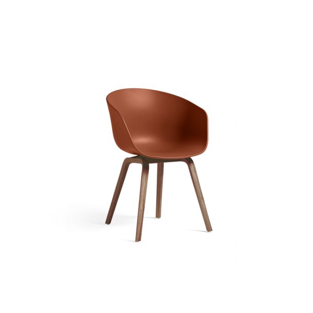 ABOUT A CHAIR / AAC 22  Orange Water-based Lacquered Walnut