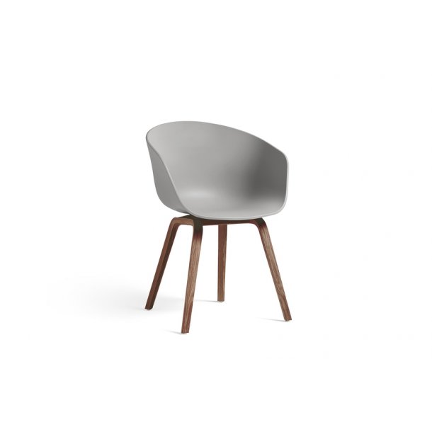 ABOUT A CHAIR / AAC 22  Concrete Grey Water-based Lacquered Walnut