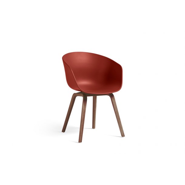 ABOUT A CHAIR / AAC 22  Warm Red Water-based Lacquered Walnut