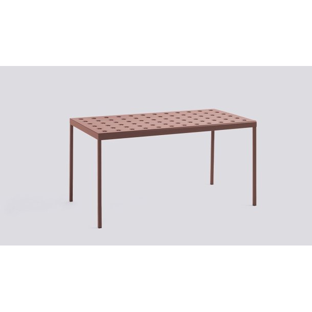 BALCONY TABLE / 144 x 76 cm Iron red