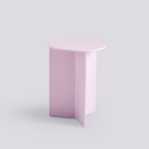 SLIT TABLE WOOD / ROUND HIGH Pink