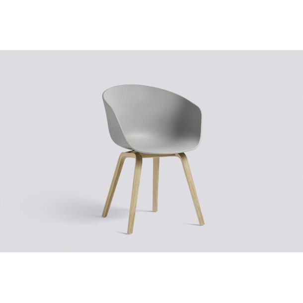 ABOUT A CHAIR / AAC 22  Concrete Grey Water-based Lacquered Oak