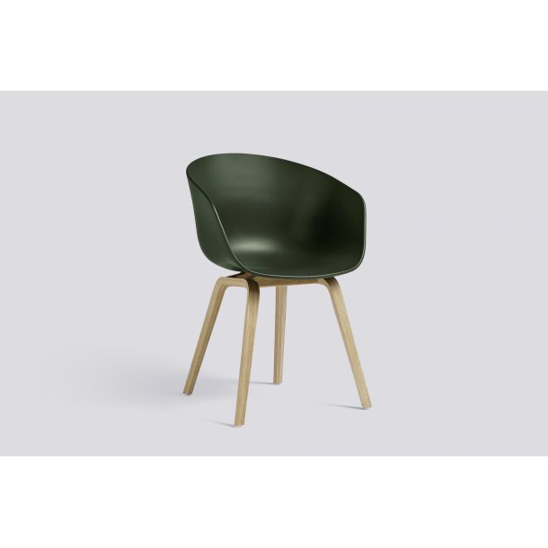 ABOUT A CHAIR / AAC 22  Green Water-based Lacquered Oak