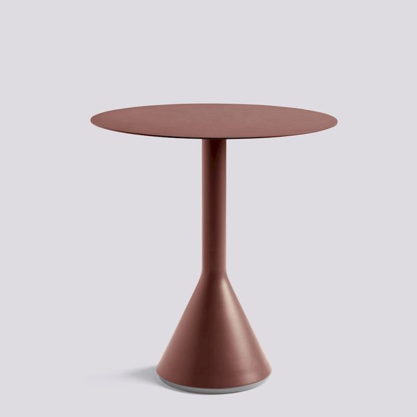 PALISSADE / CONE TABLE &Oslash;70 cm Iron red