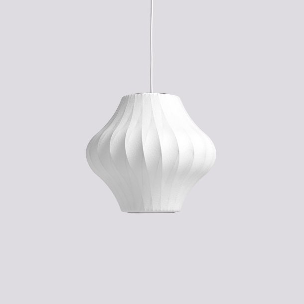 NELSON PEAR CRISSCROSS BUBBLE PENDANT