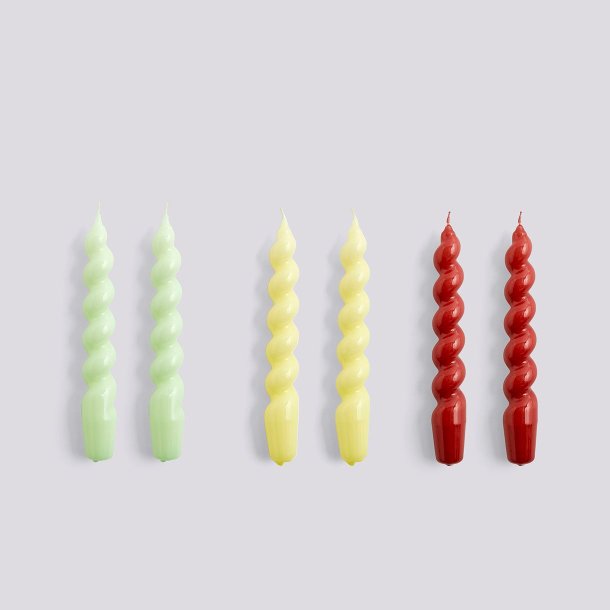 CANDLE / SPIRAL SET OF 6