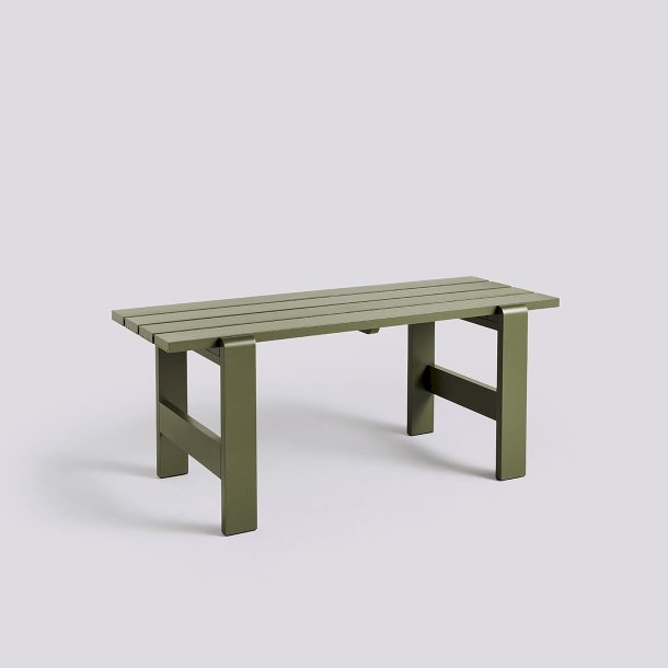 WEEKDAY TABLE L180 x W66 x H74 Olive Lacquered Pinewood
