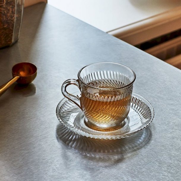 PIROUETTE COFFEE CUP + SAUCER