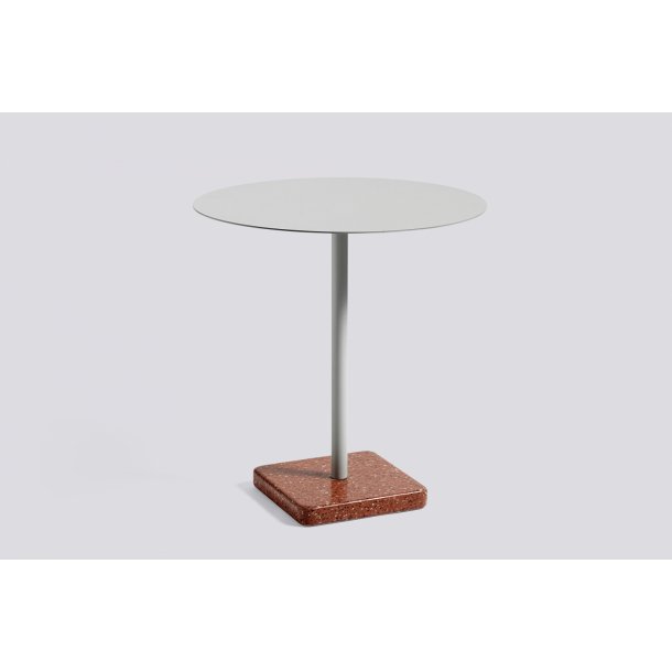 TERRAZZO TABLE Round Grey / Red