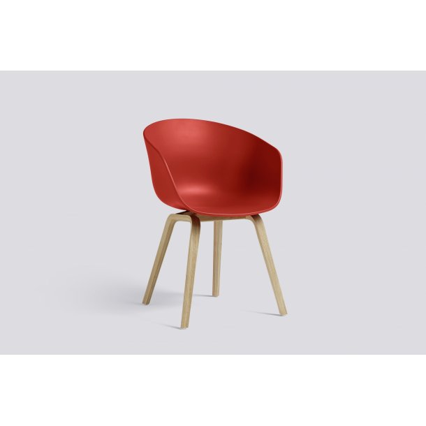 ABOUT A CHAIR / AAC 22  Warm Red Water-based Lacquered Oak